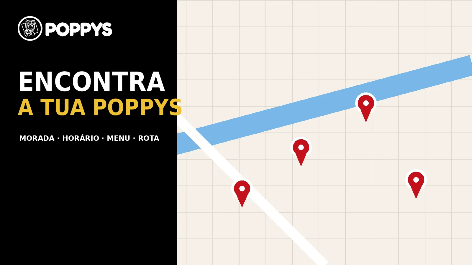 Como encontrar a POPPYS mais próxima e confirmar tudo antes de sair